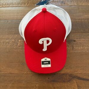 Red and White Baseball Cap